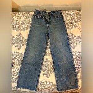 Levi’s Ribcage Straight Ankle Jeans